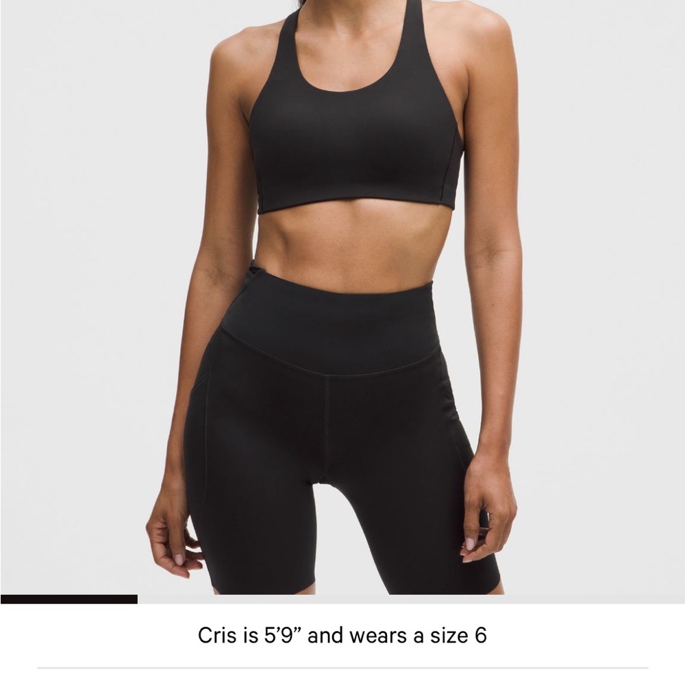 Black Sports Bra and Shorts Set